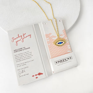 Evil Eye Pendant (Clarity) - Gold